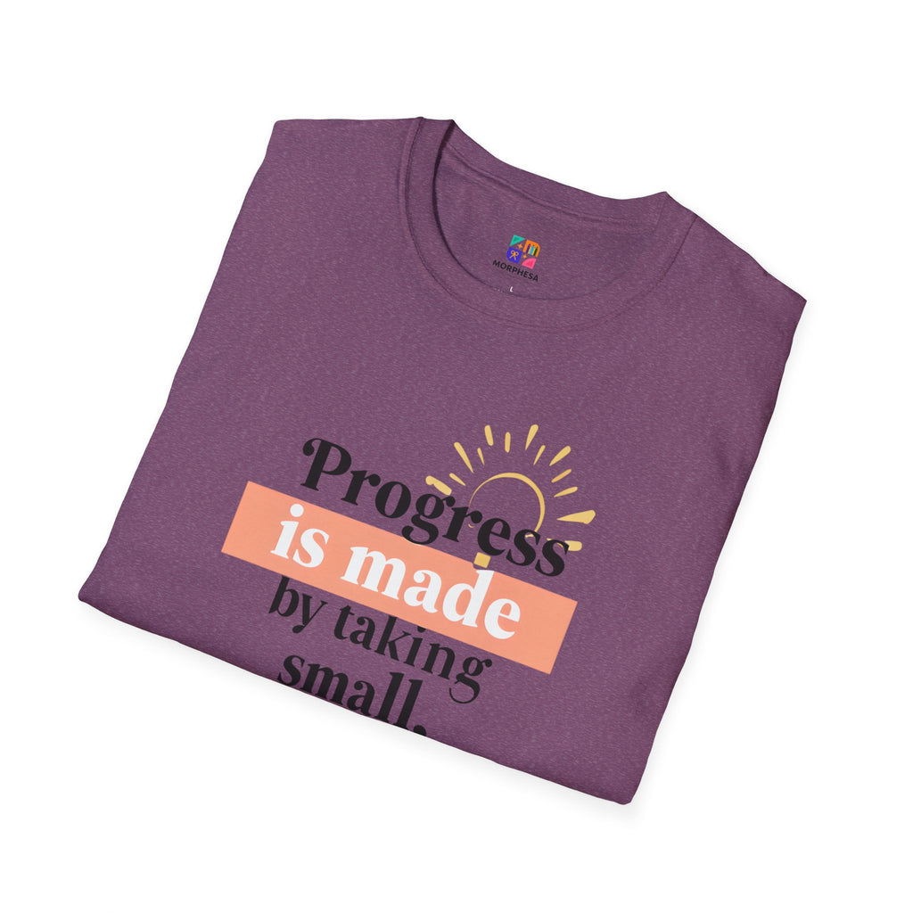 Motivational T-Shirt, Inspirational Gift for Personal Growth, Progress Quote Tee, Everyday Wear, Encouragement Apparel